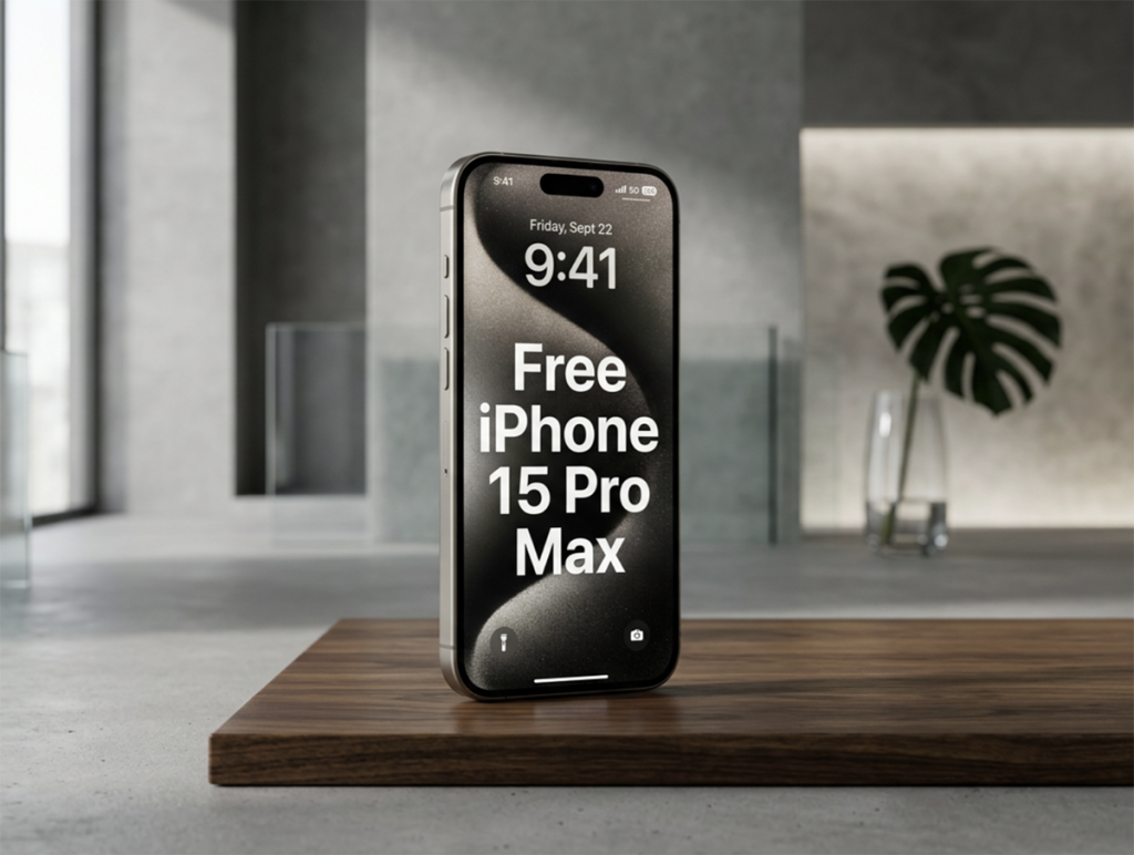 Free iPhone 15 Pro Max from government